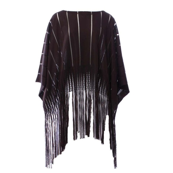 NWT Rare Tom Ford for Yves Saint Laurent YSL S/S 2002 Silk Poncho Cape one size - Picture 3 of 13